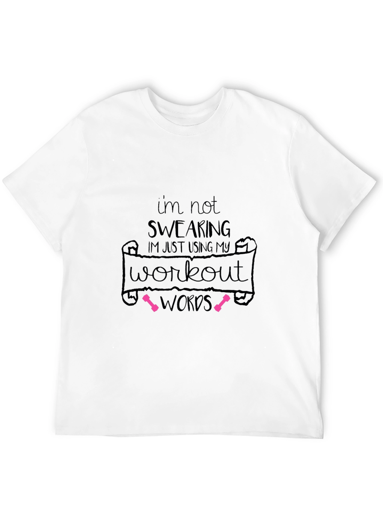 Workout Words Graphic T-Shirt