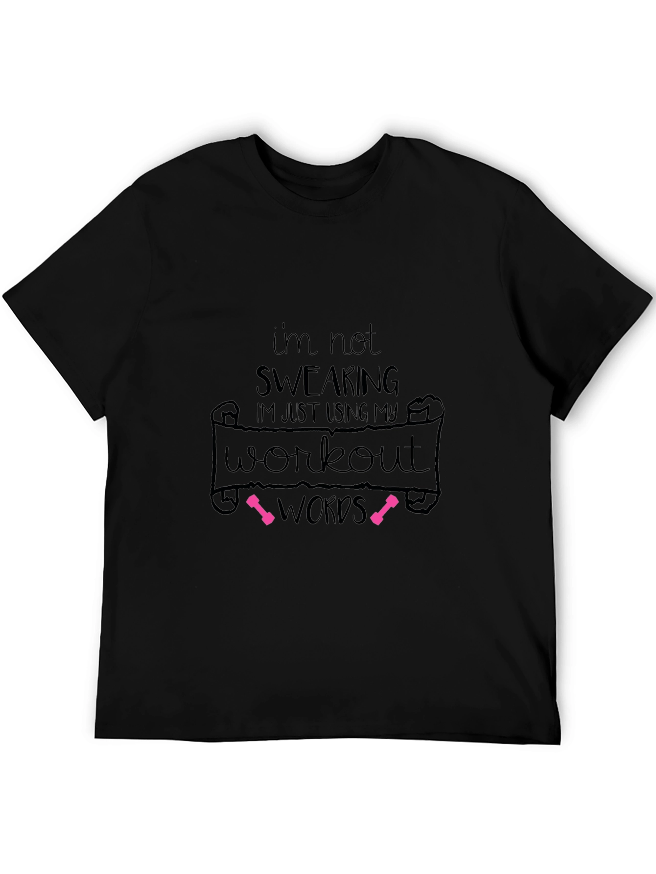Workout Words Graphic T-Shirt