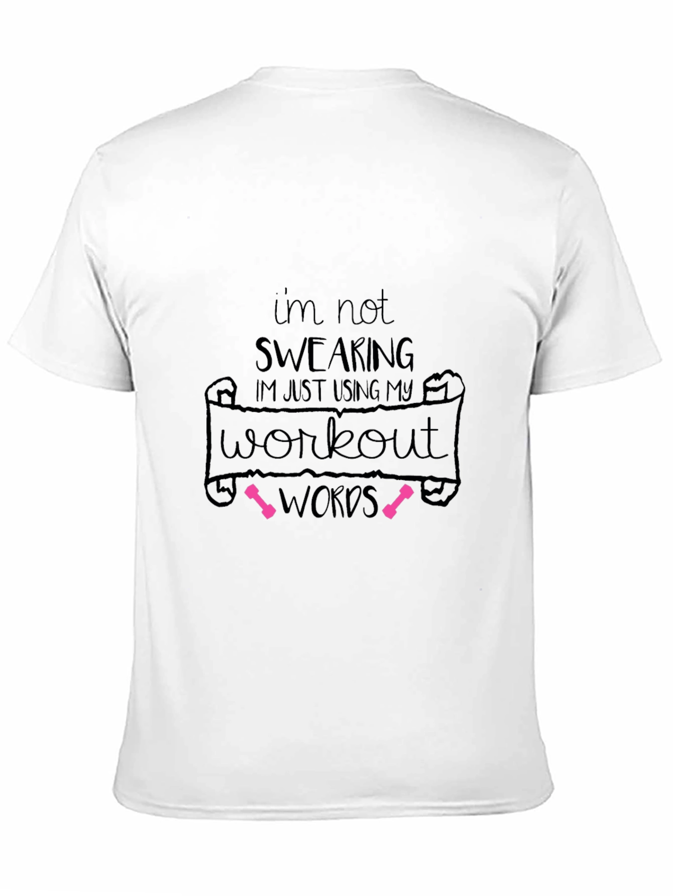 Workout Words Graphic T-Shirt