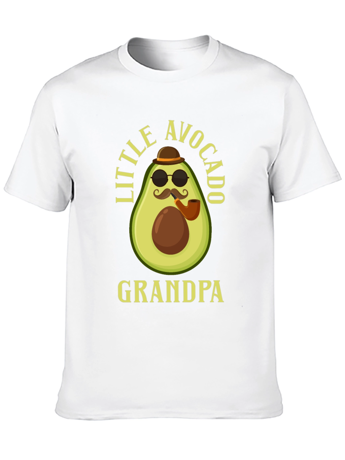 Little Avocado Grandpa T-Shirt - Novelty Graphic Tee