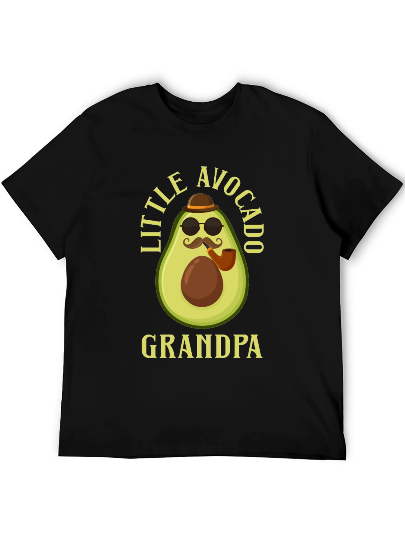 Little Avocado Grandpa T-Shirt - Novelty Graphic Tee