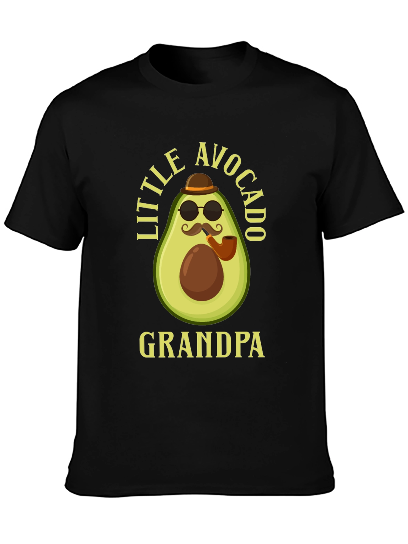 Little Avocado Grandpa T-Shirt - Novelty Graphic Tee