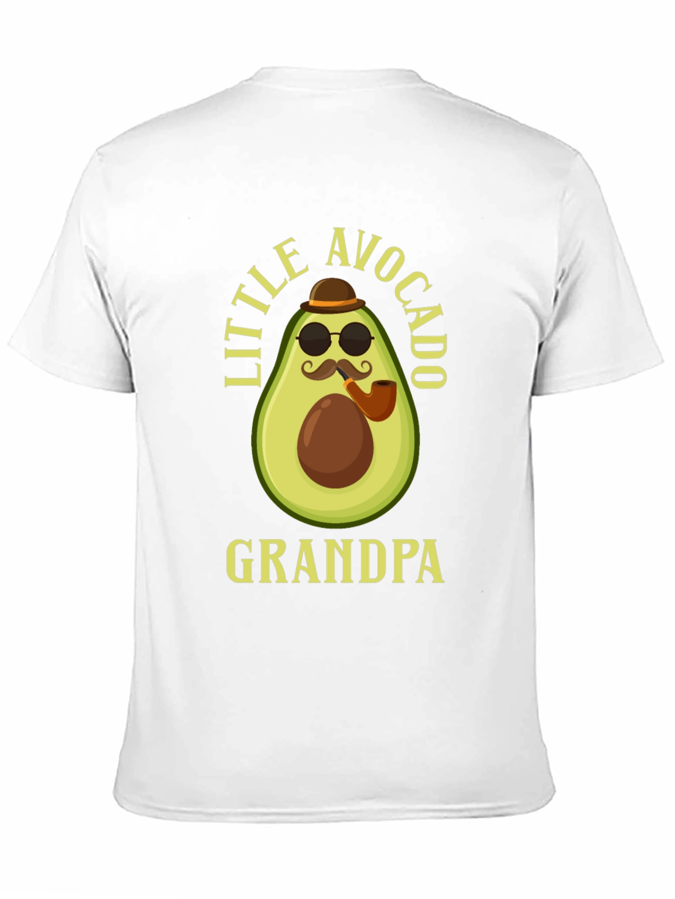 Little Avocado Grandpa T-Shirt - Novelty Graphic Tee