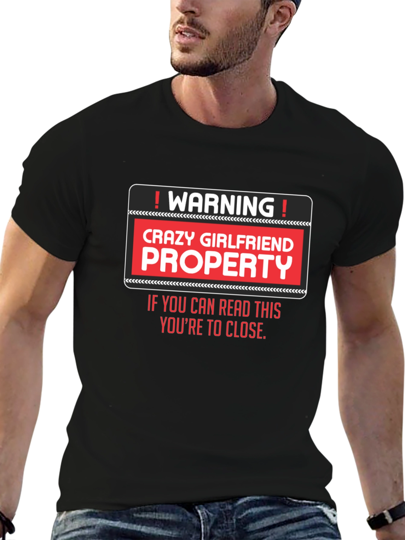 Crazy Girlfriend Property Graphic T-Shirt