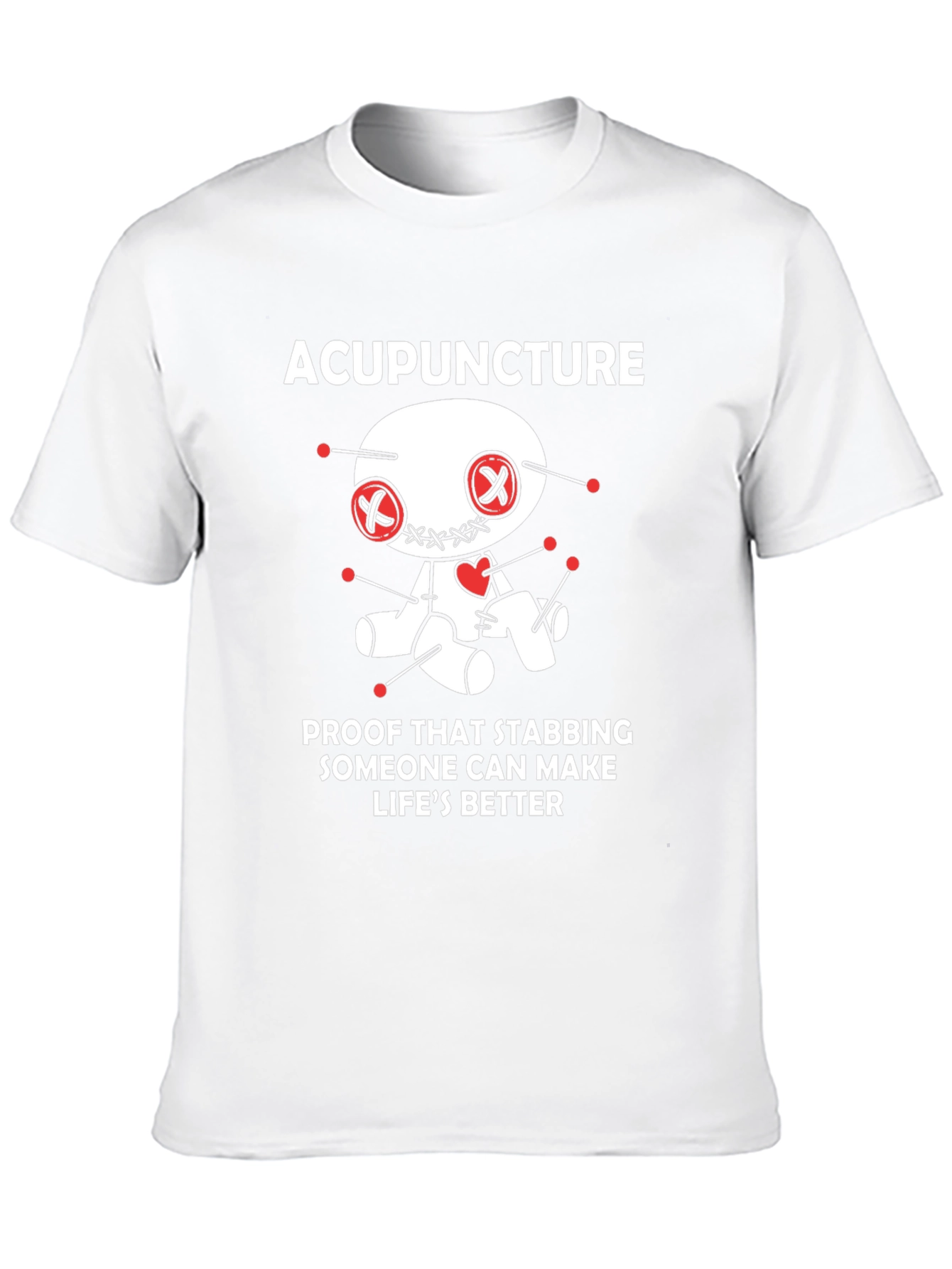Acupuncture Voodoo Doll Humor T-Shirt