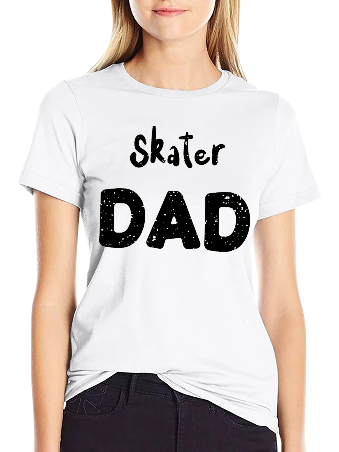 Skater Dad Graphic T-Shirt - Black