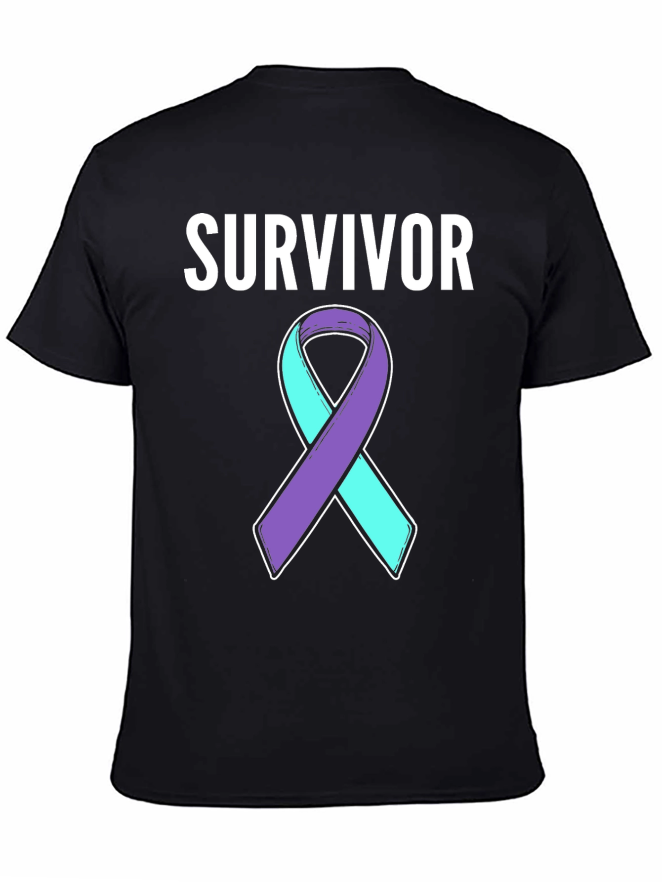 Survivor Awareness Ribbon Graphic T-Shirt