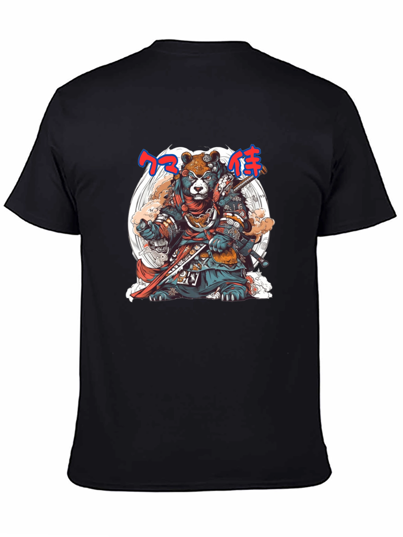 Samurai Bear Graphic Tee - Unique Design
