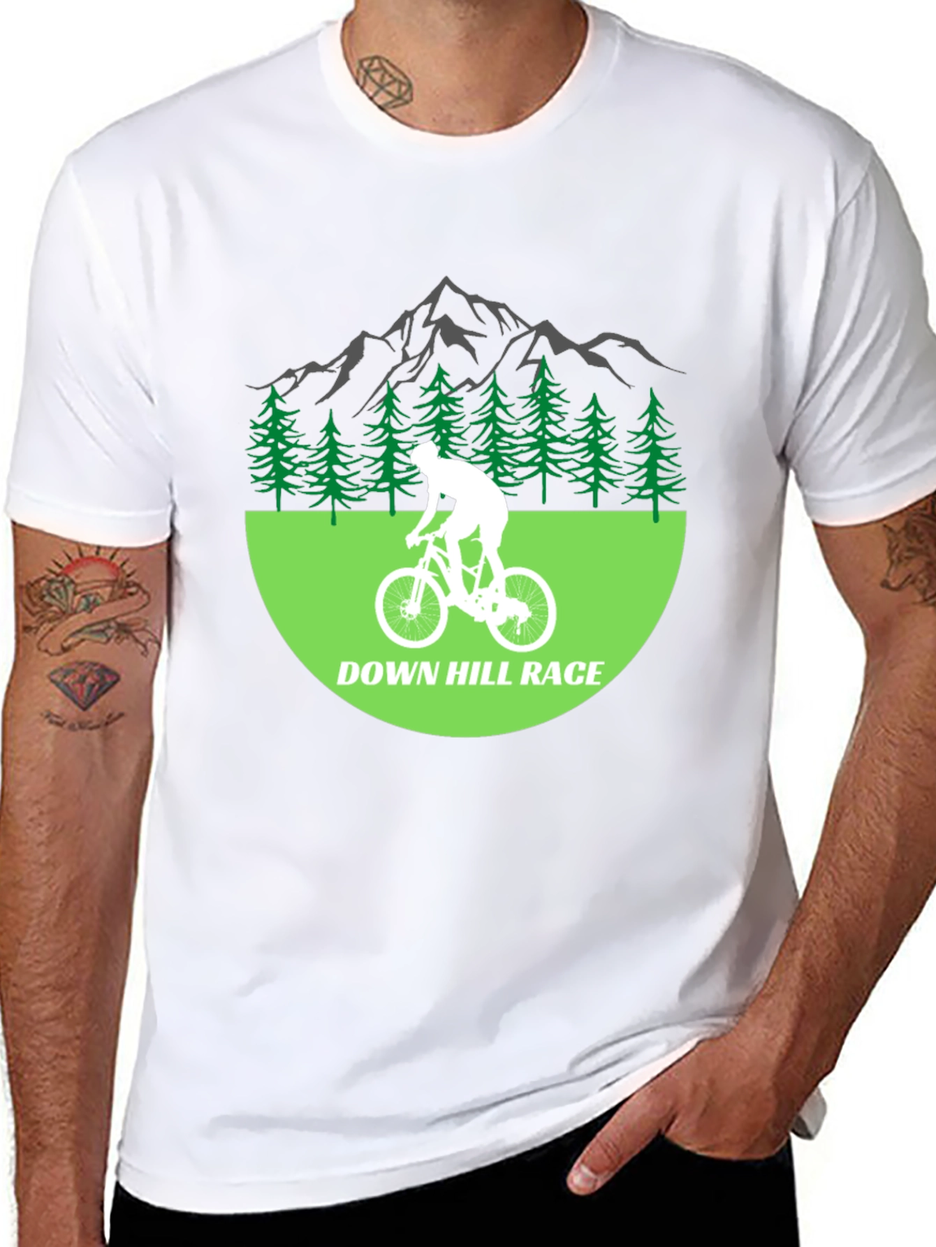 Downhill Race Graphic Tee