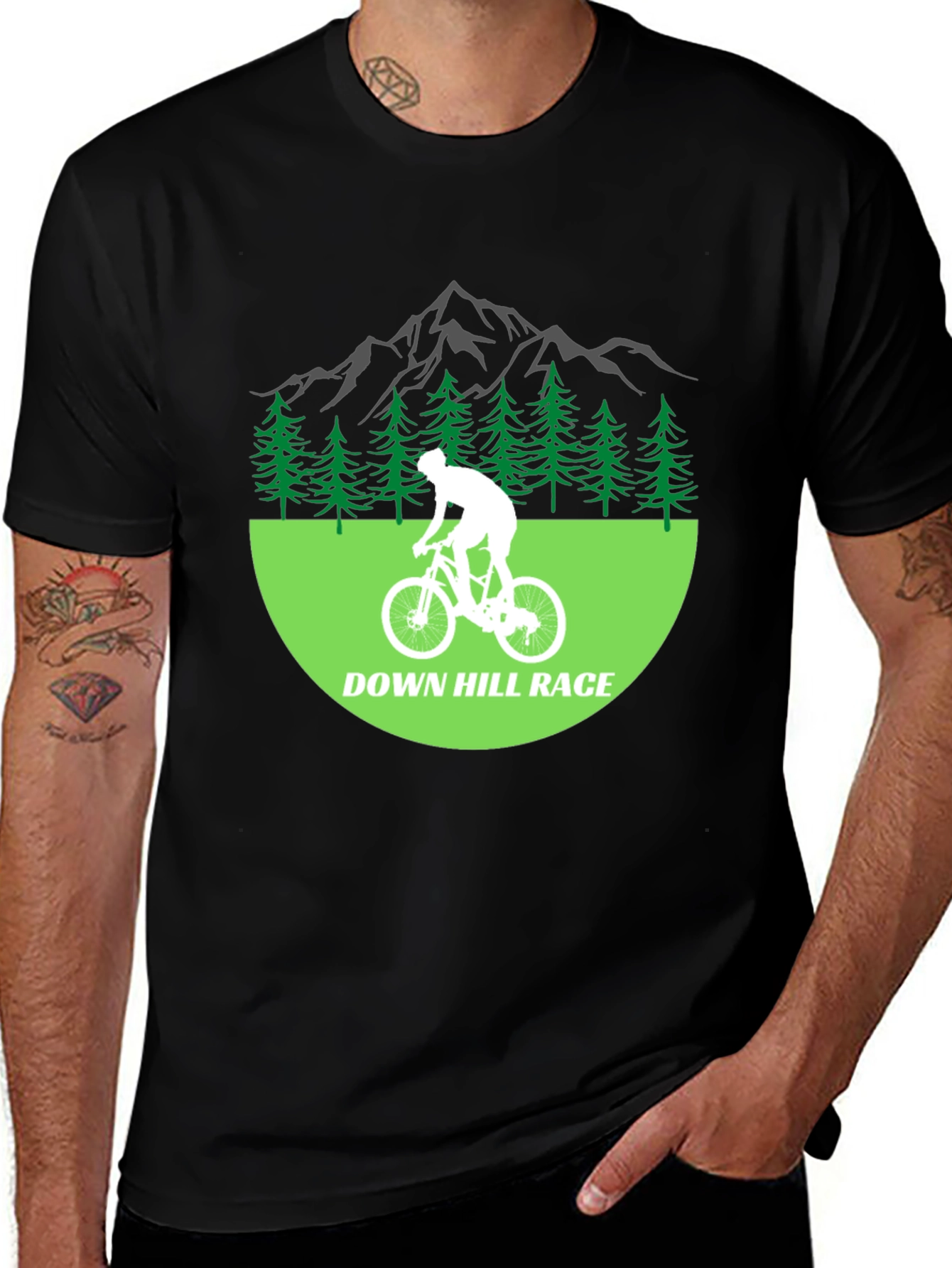Downhill Race Graphic Tee