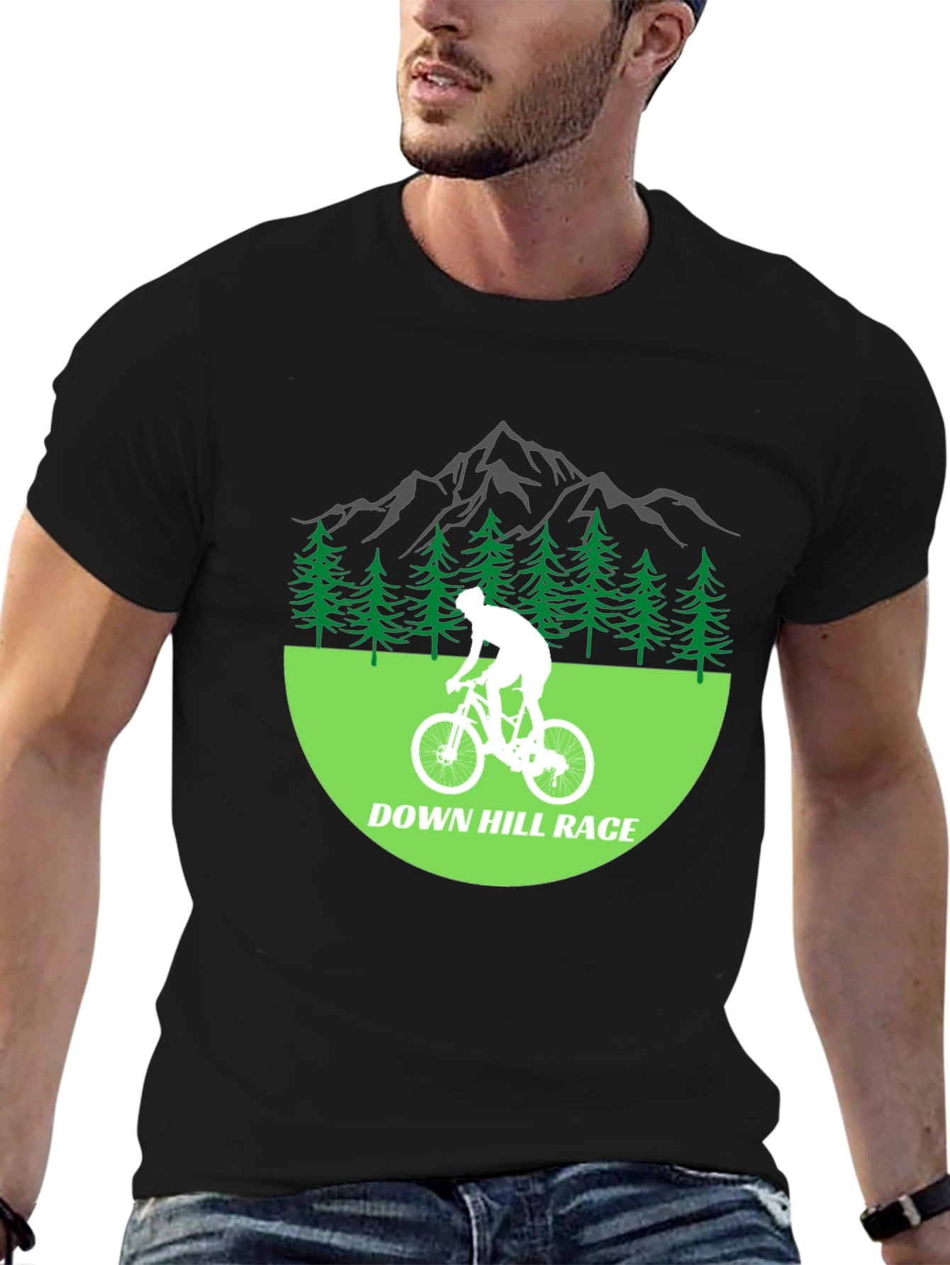 Downhill Race Graphic Tee