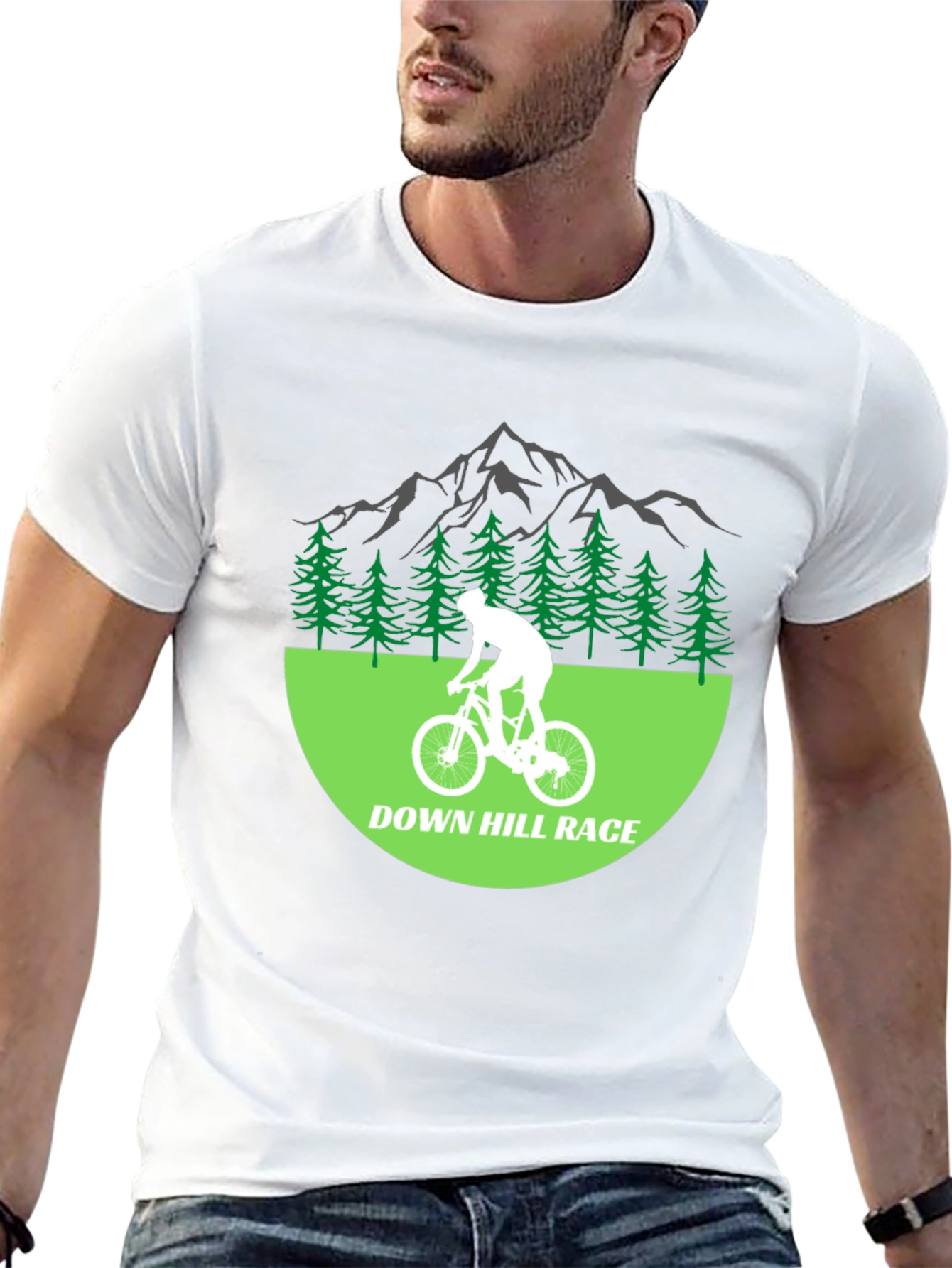 Downhill Race Graphic Tee