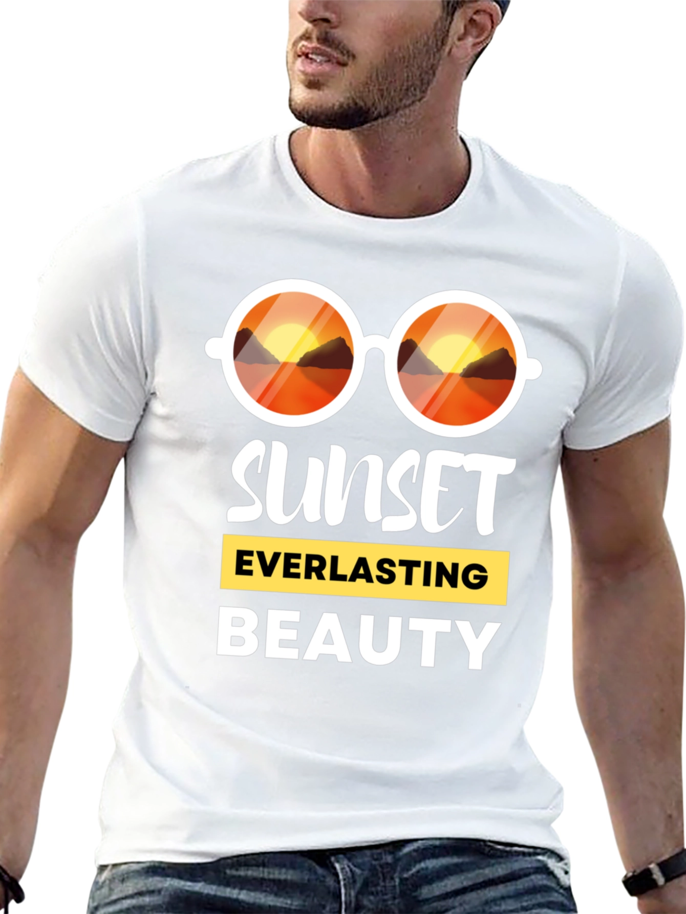 Sunset Beauty Graphic T-Shirt