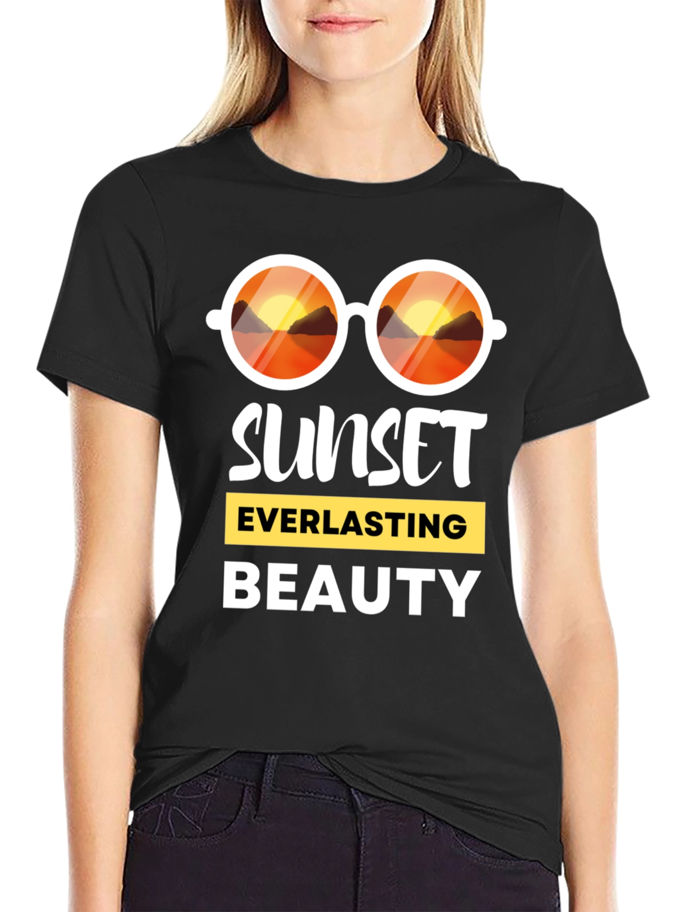 Sunset Beauty Graphic T-Shirt