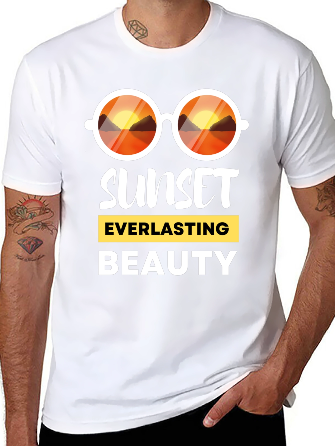 Sunset Beauty Graphic T-Shirt