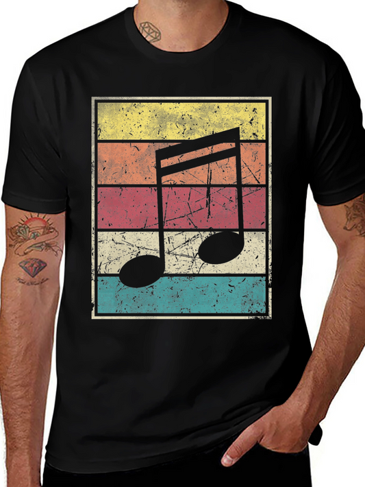 Retro Music Note T-Shirt