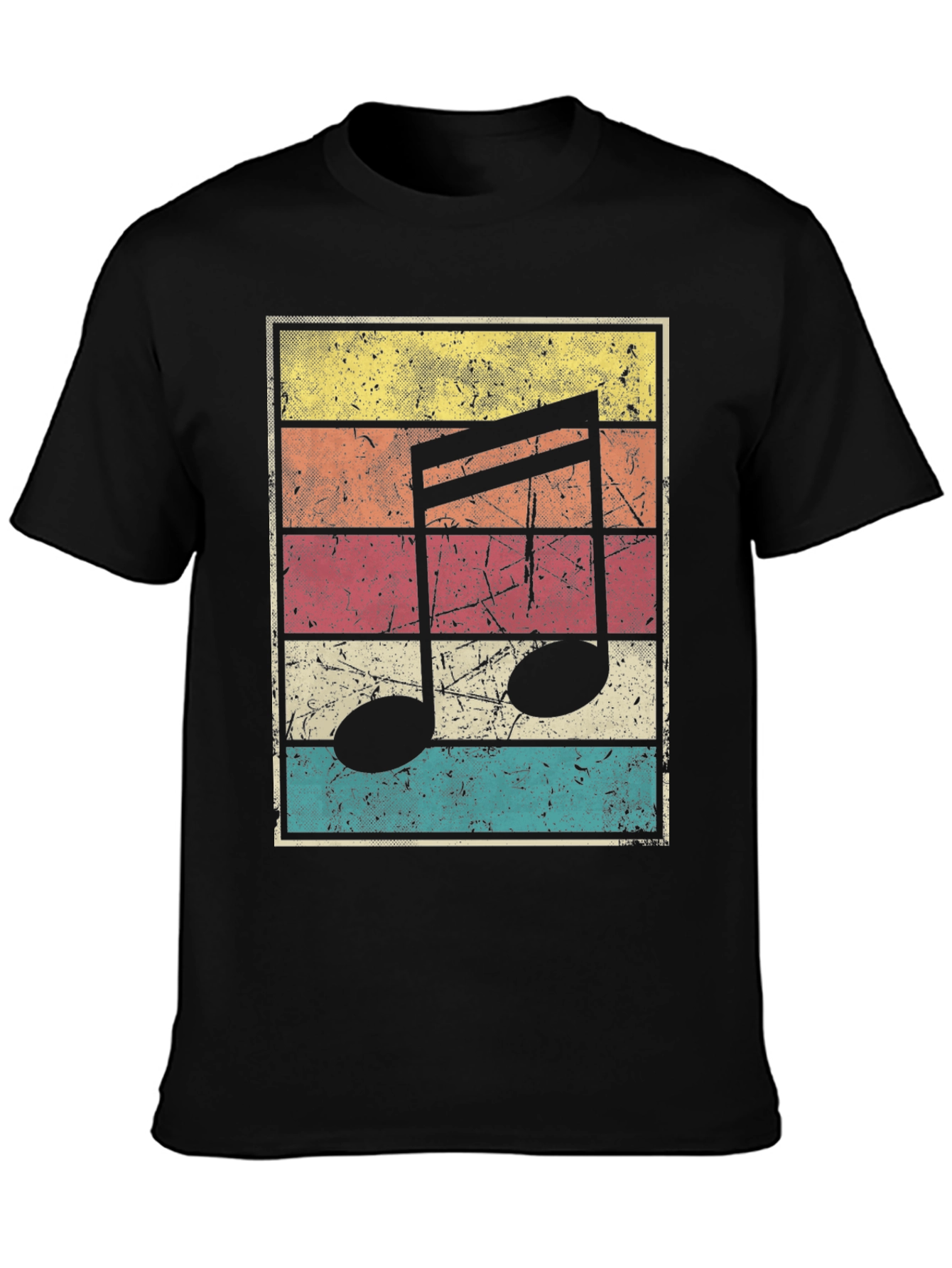 Retro Music Note T-Shirt
