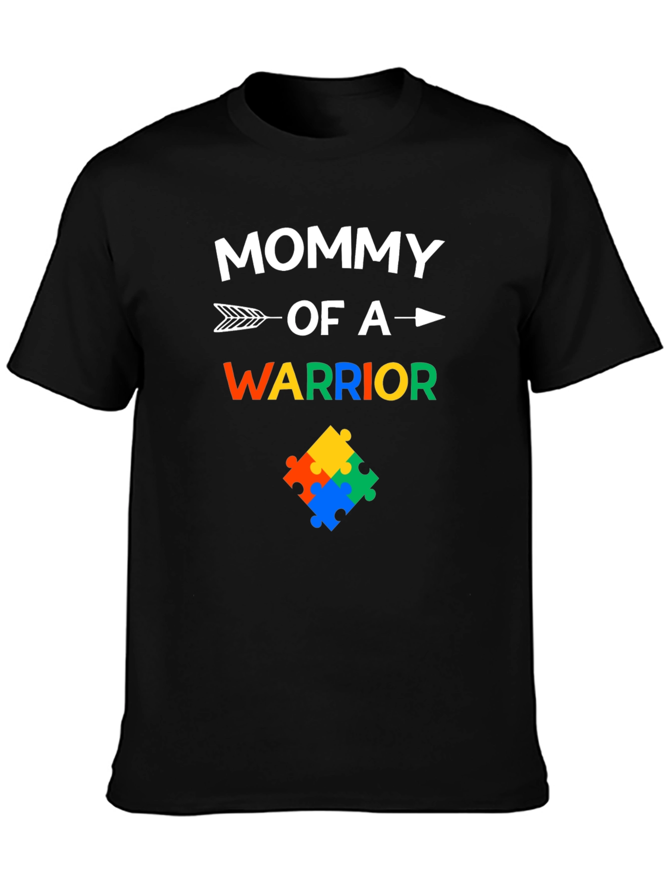 Mommy of a Warrior Autism Awareness T-Shirt