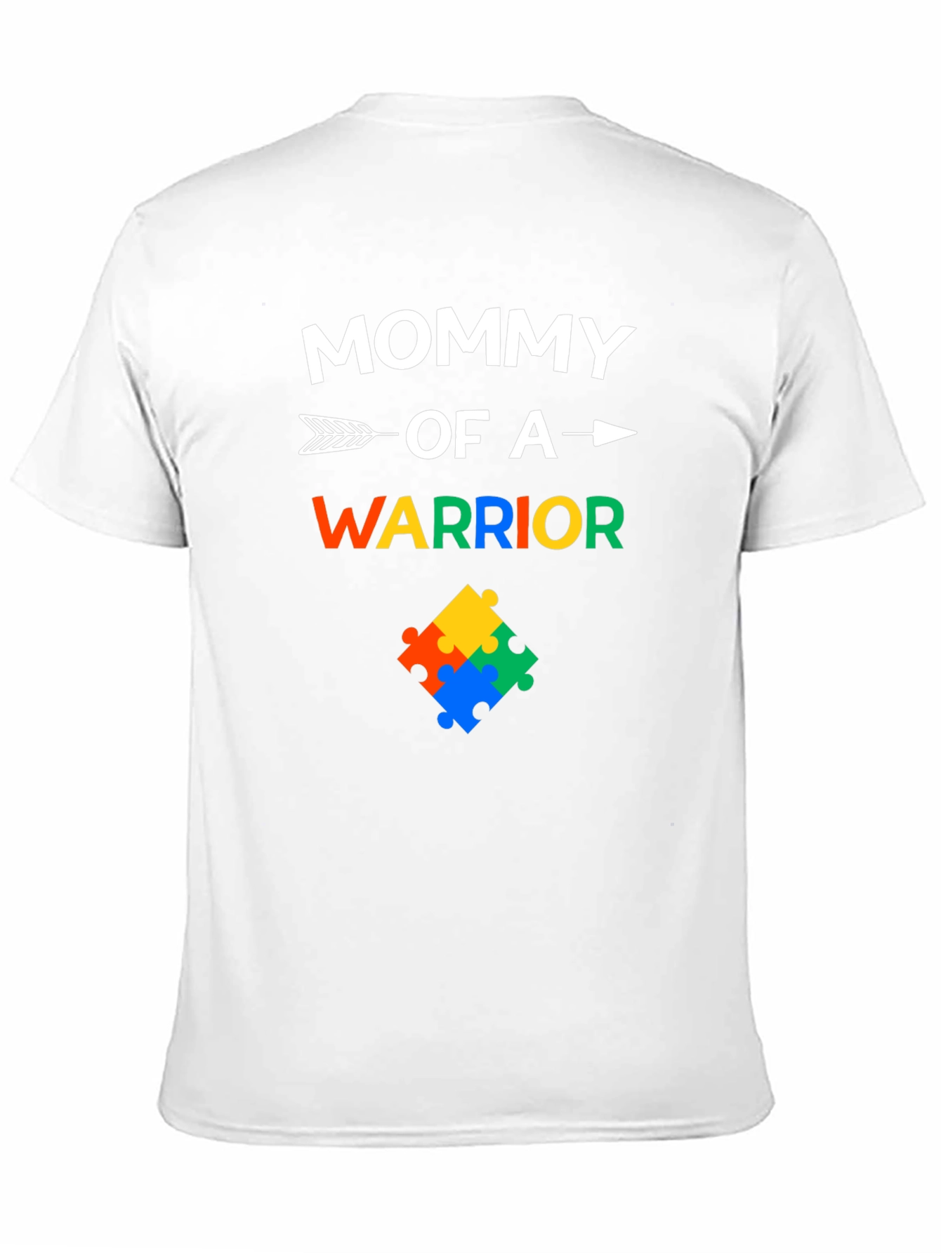 Mommy of a Warrior Autism Awareness T-Shirt