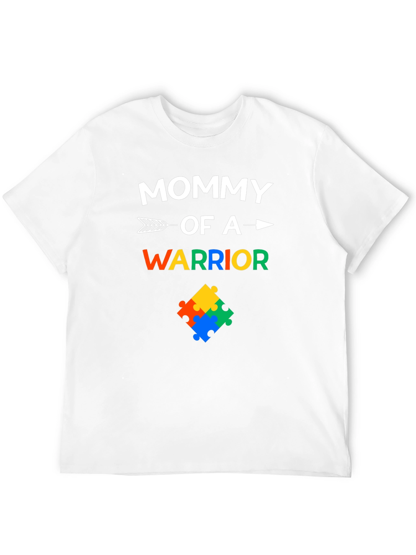 Mommy of a Warrior Autism Awareness T-Shirt