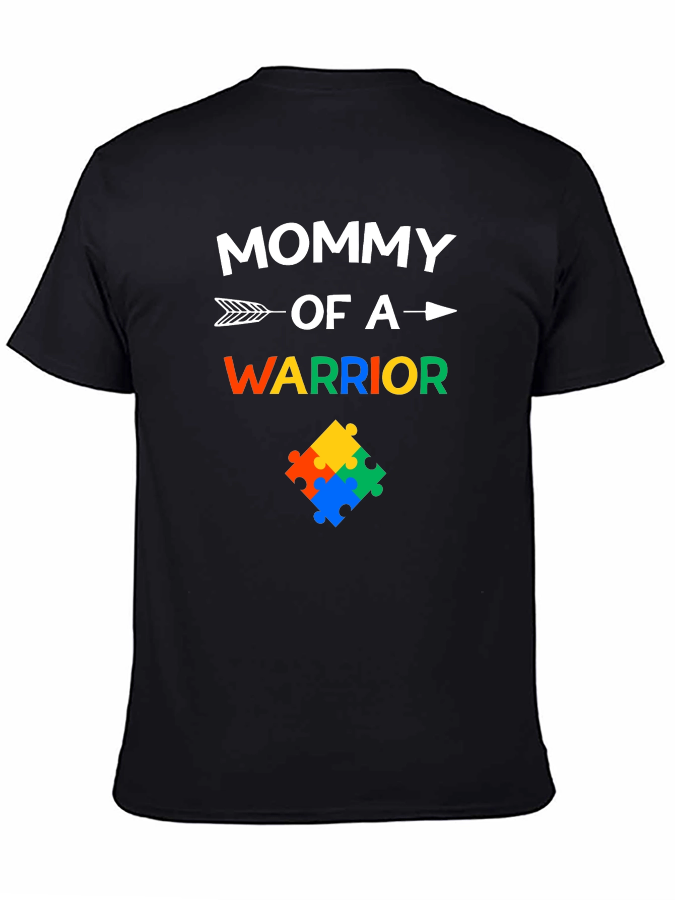 Mommy of a Warrior Autism Awareness T-Shirt