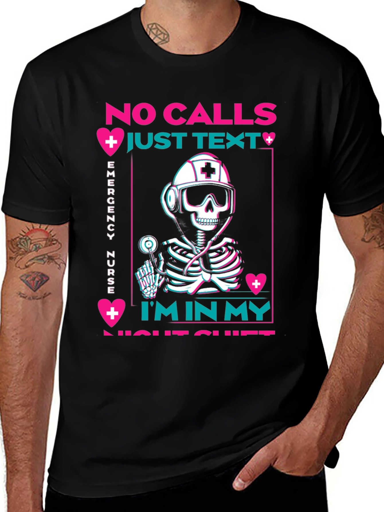 Emergency Nurse Night Shift T-Shirt