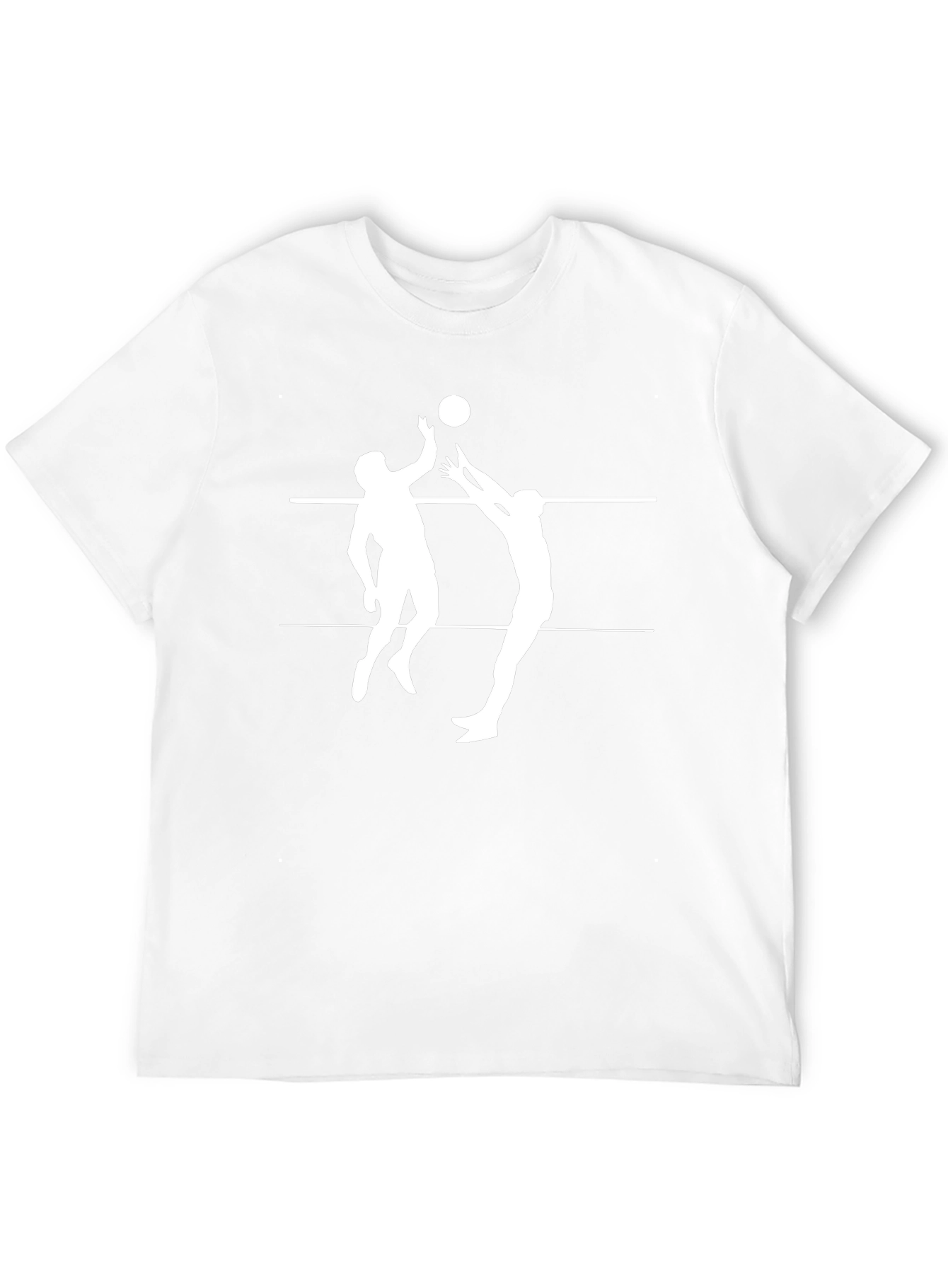 Volleyball Graphic T-Shirt - Black Cotton Tee