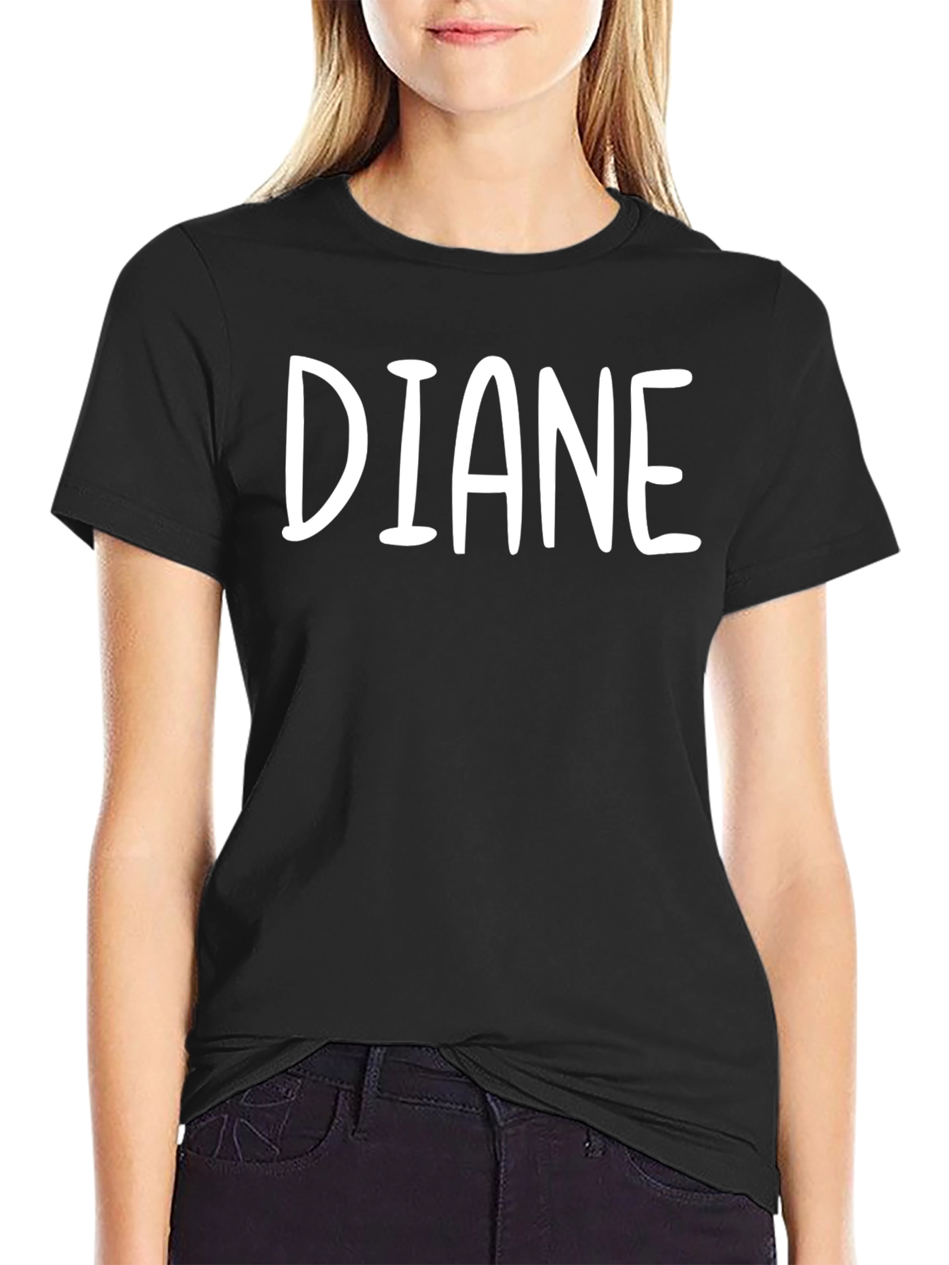 Diane Graphic Tee - Soft Cotton Blend T-Shirt