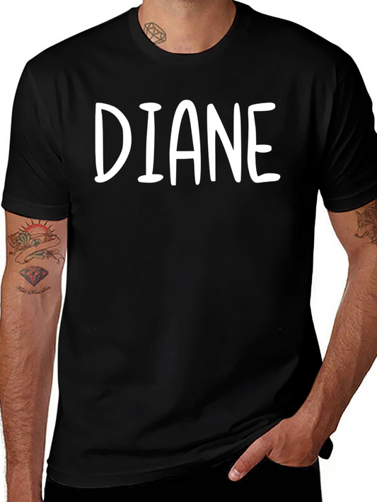 Diane Graphic Tee - Soft Cotton Blend T-Shirt