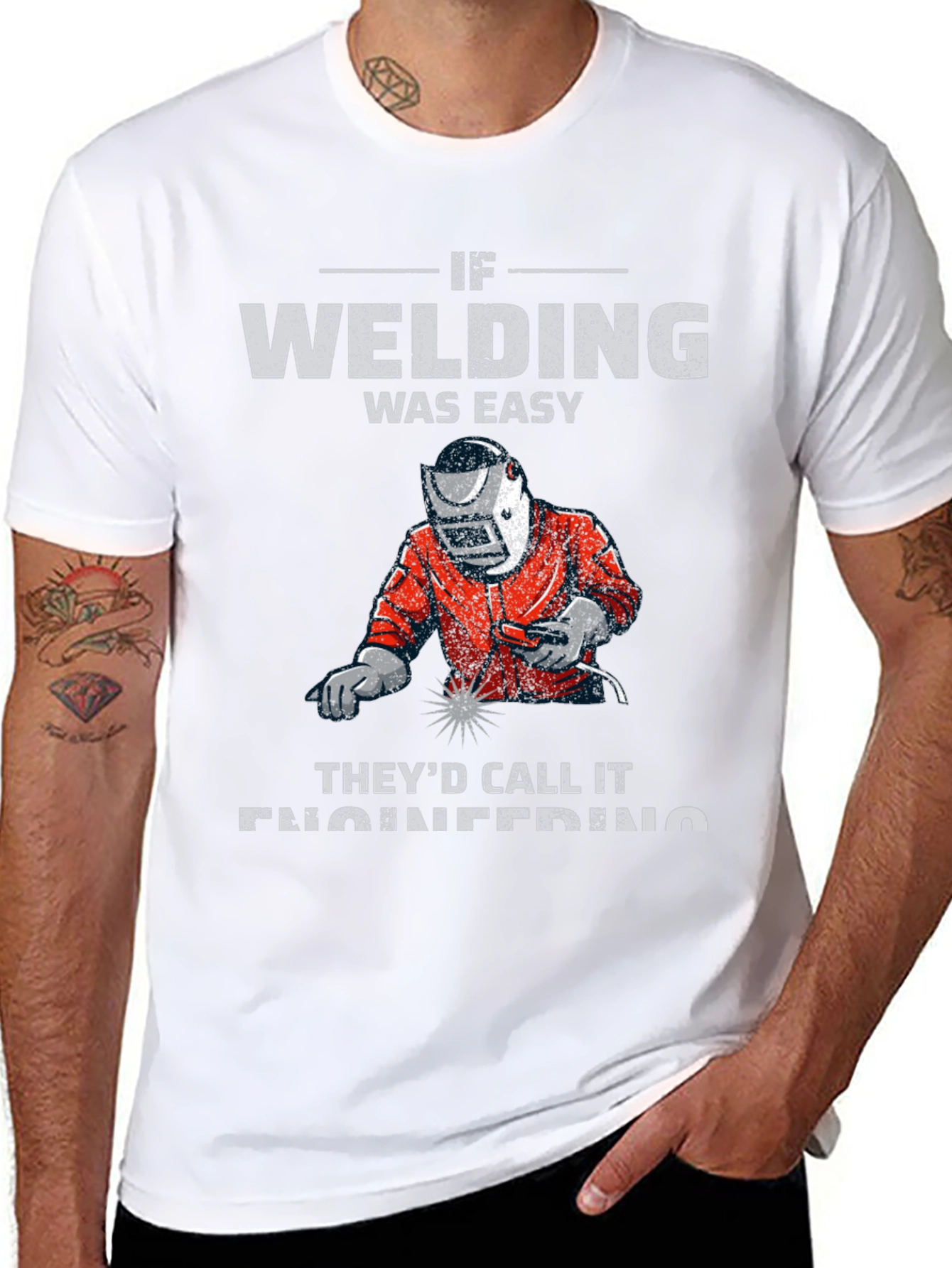 Welding Is Easy Graphic T-Shirt