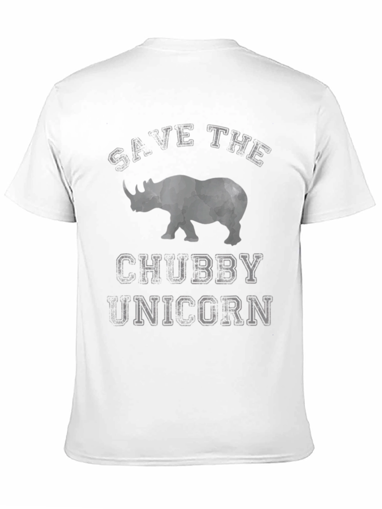 Save the Chubby Unicorn Graphic T-Shirt