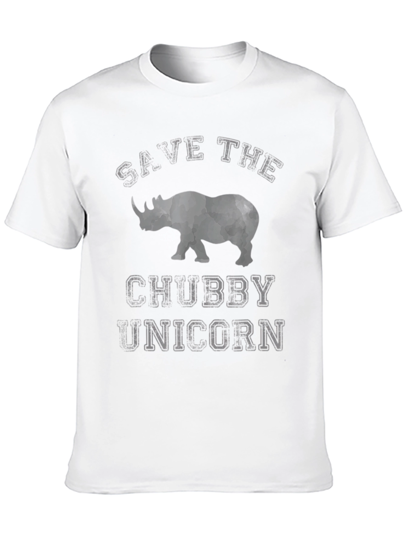 Save the Chubby Unicorn Graphic T-Shirt