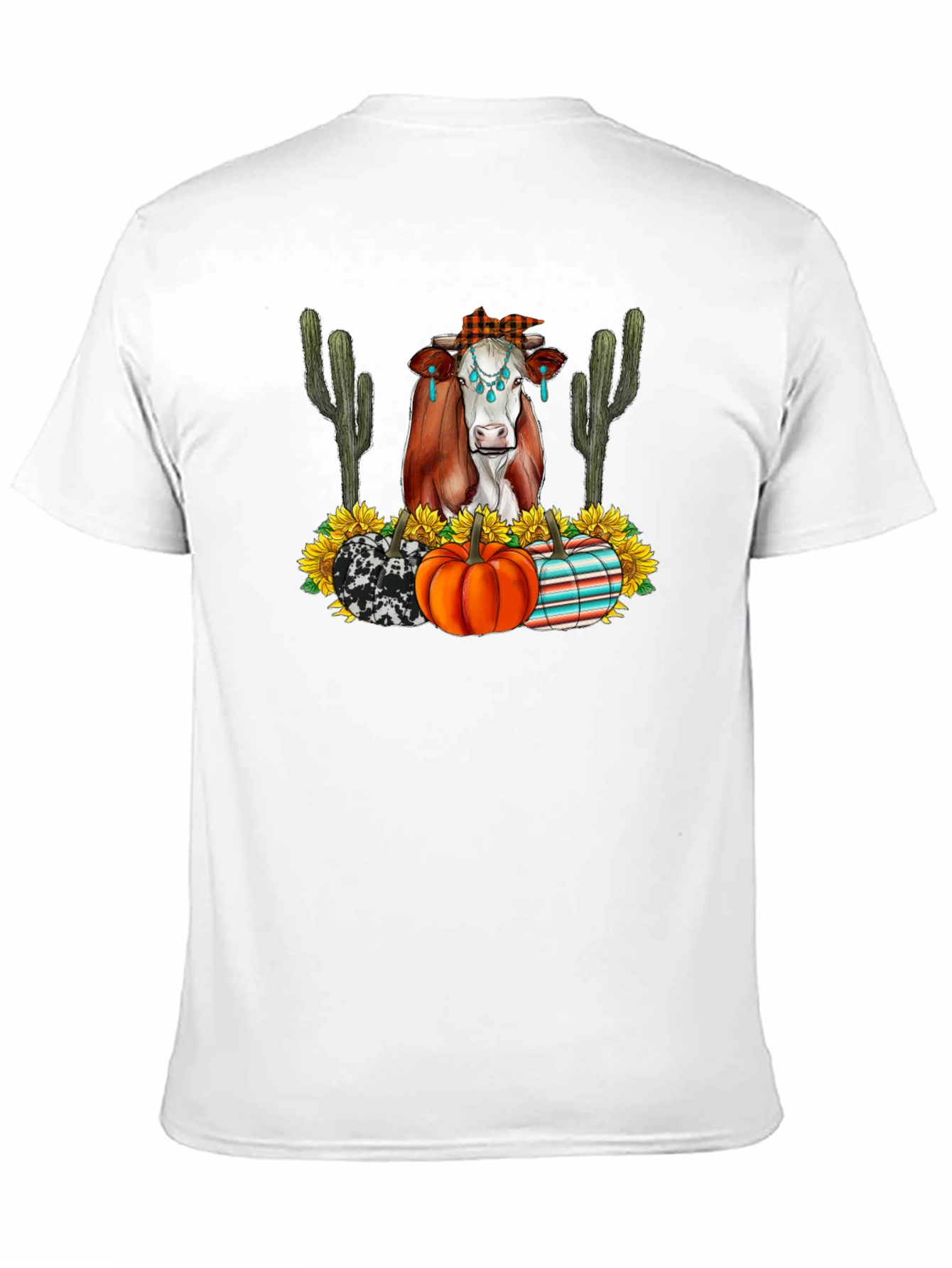 Autumn Cow Graphic Tee - Country Chic Comfort