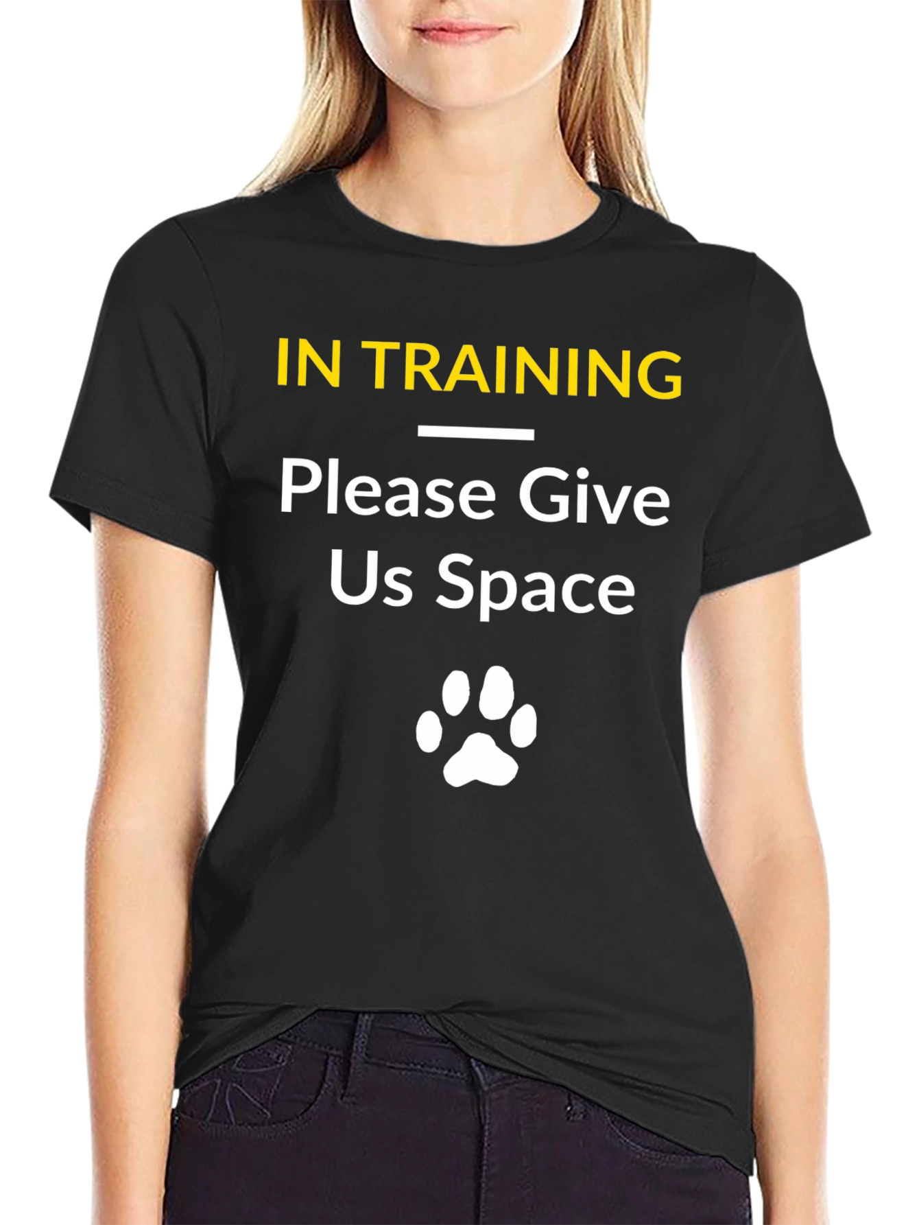 In Training Dog Paw Graphic T-Shirt