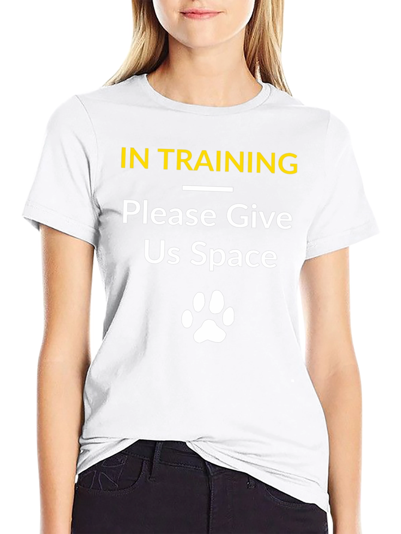 In Training Dog Paw Graphic T-Shirt