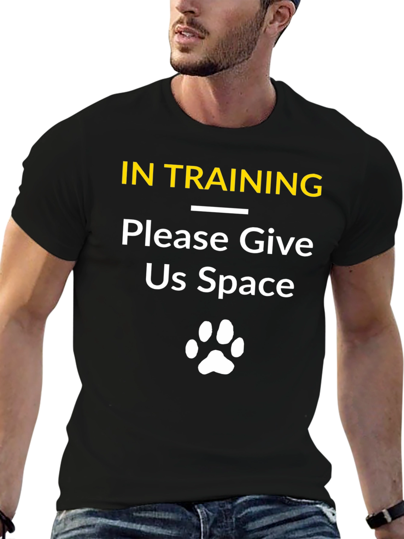 In Training Dog Paw Graphic T-Shirt