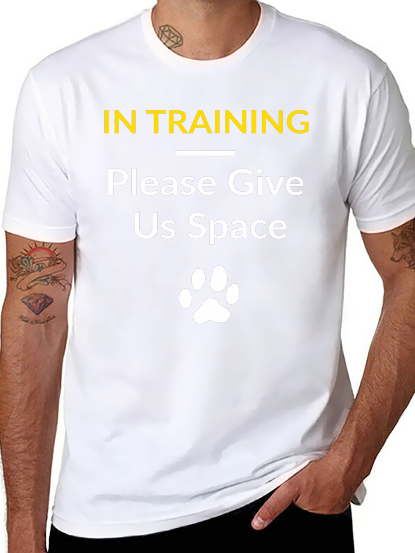 In Training Dog Paw Graphic T-Shirt