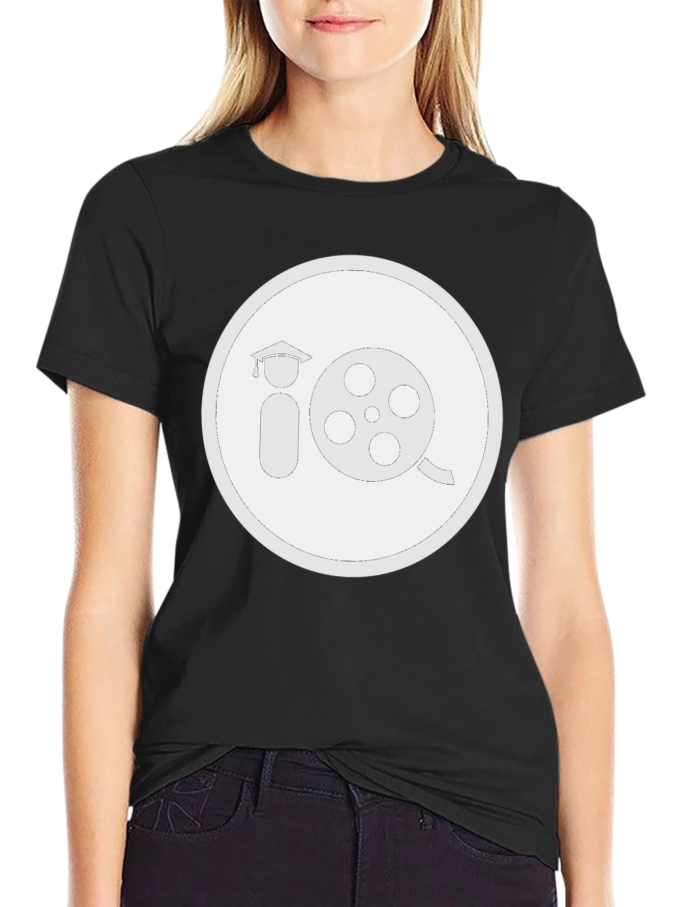Film School T-Shirt - Black Crew Neck Tee