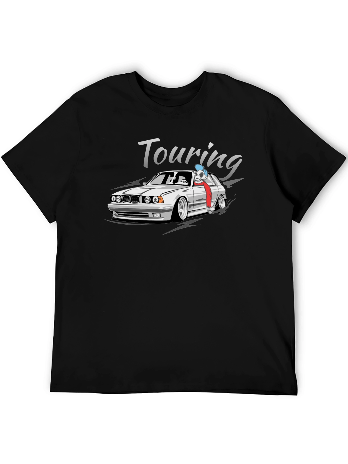 Touring Car Graphic T-Shirt - Black