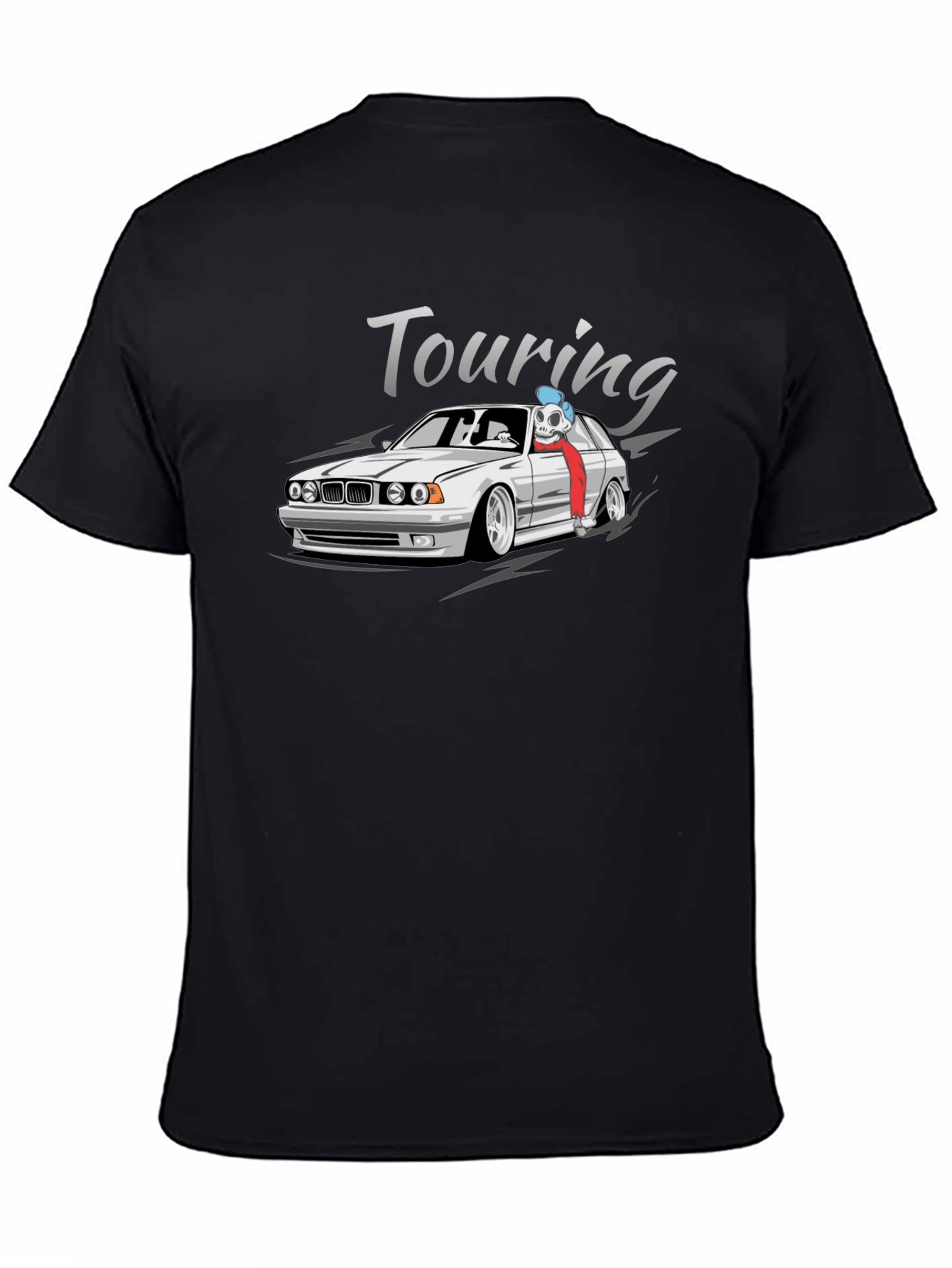 Touring Car Graphic T-Shirt - Black