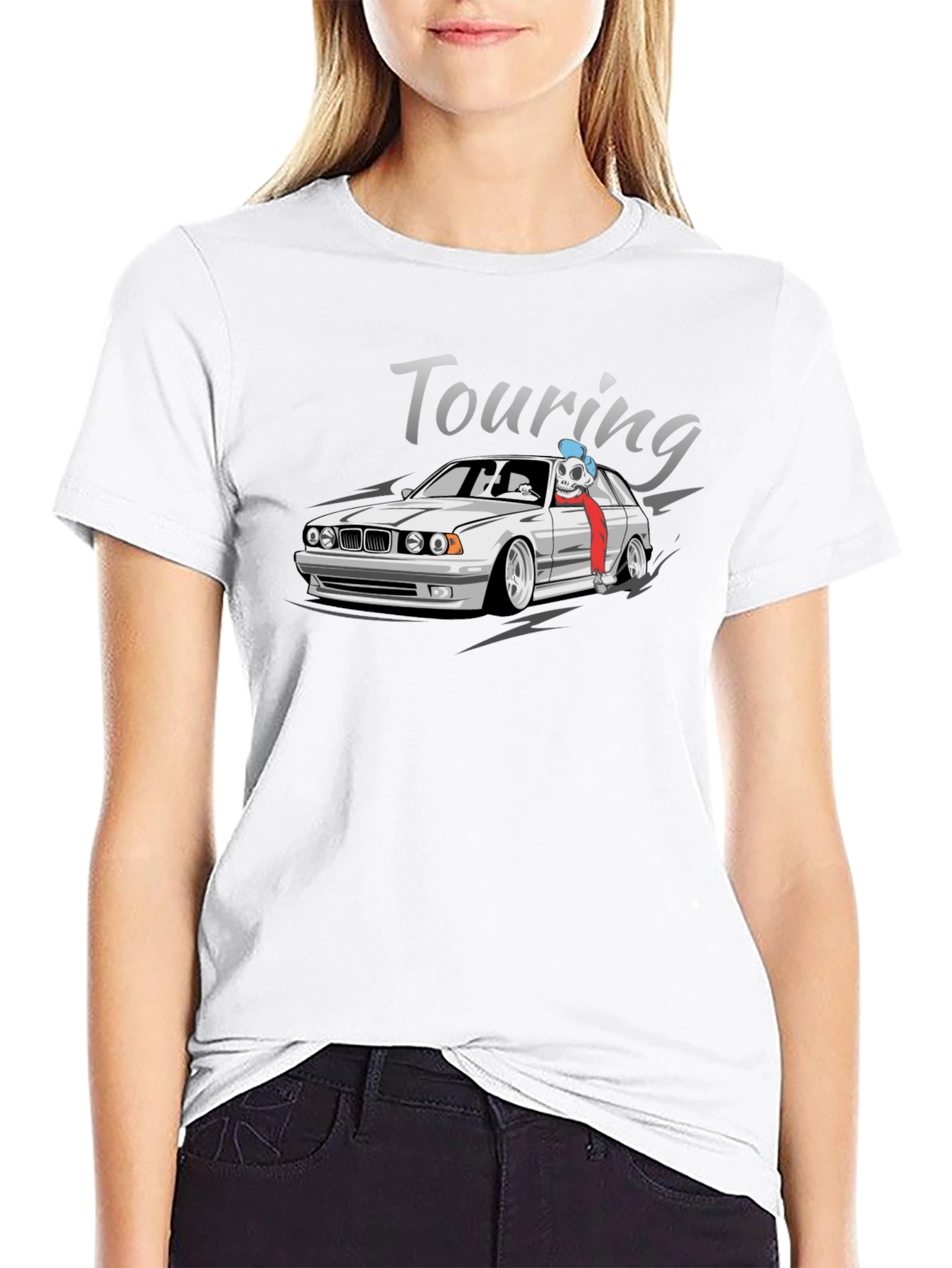 Touring Car Graphic T-Shirt - Black