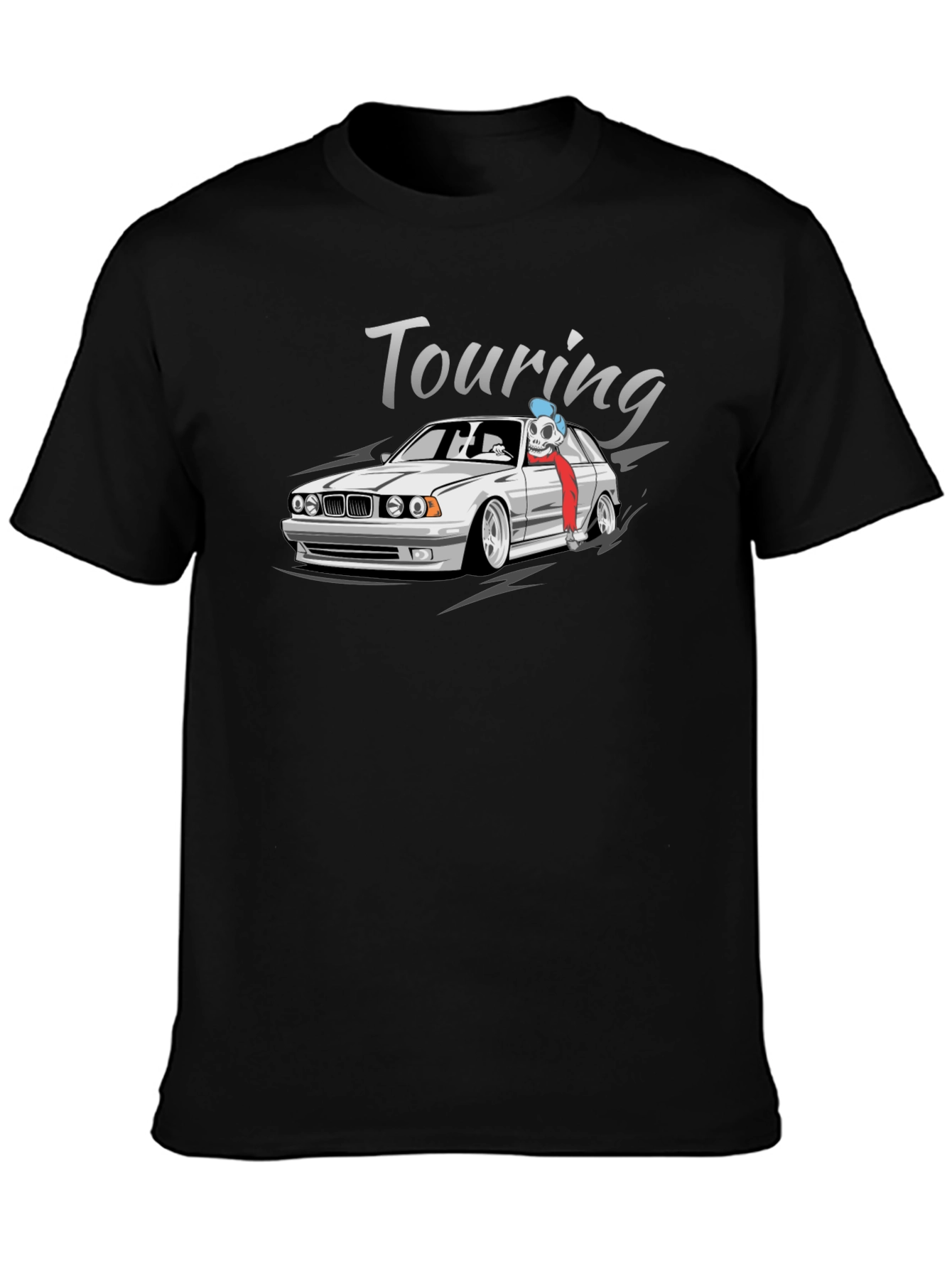 Touring Car Graphic T-Shirt - Black