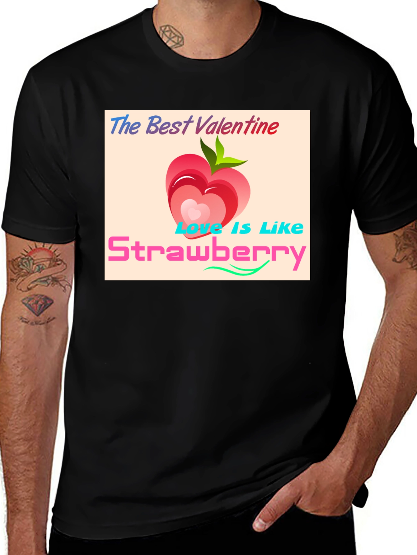 Valentines Day Strawberry Love T-Shirt