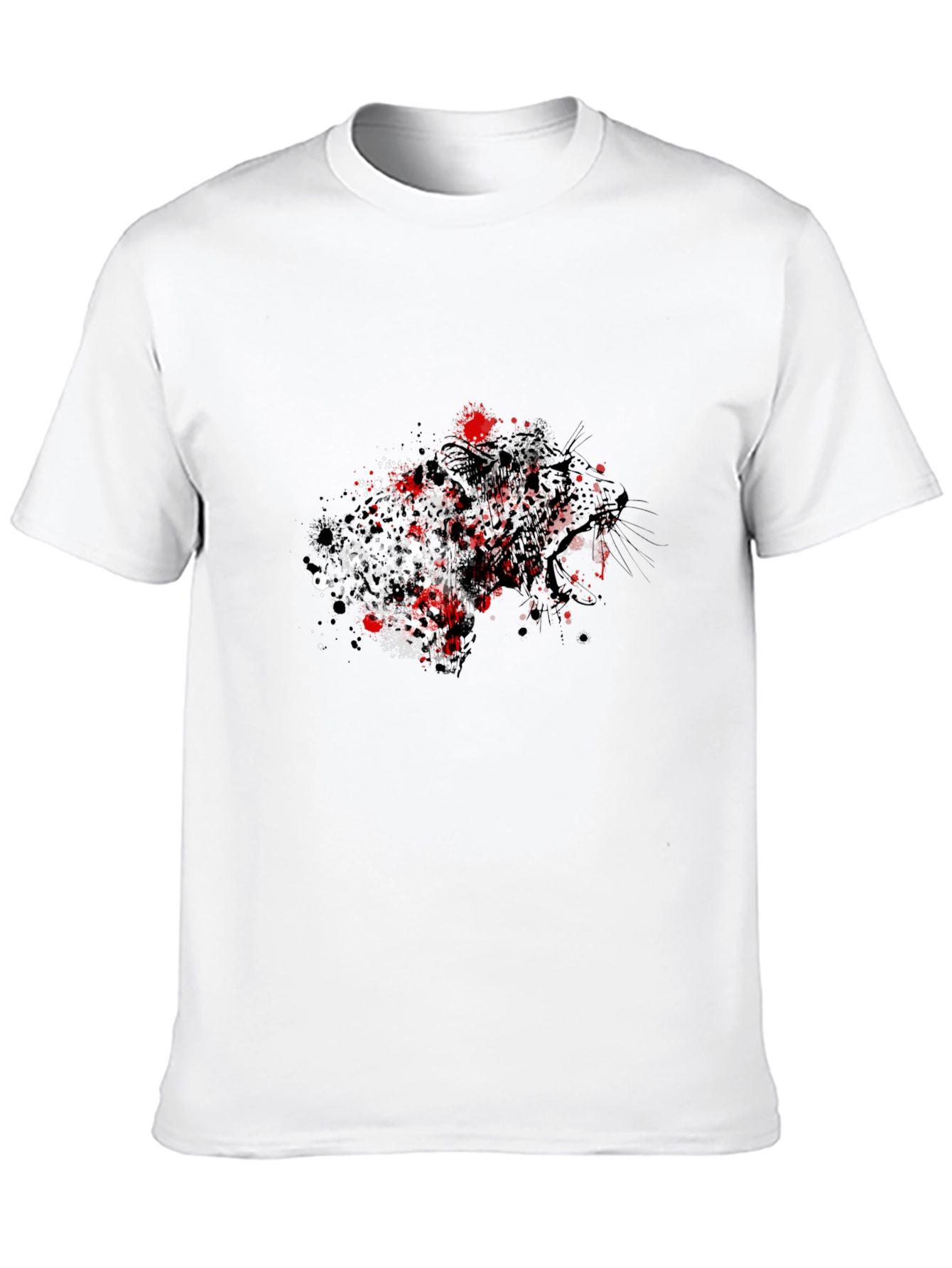 Black Panther Splatter T-Shirt