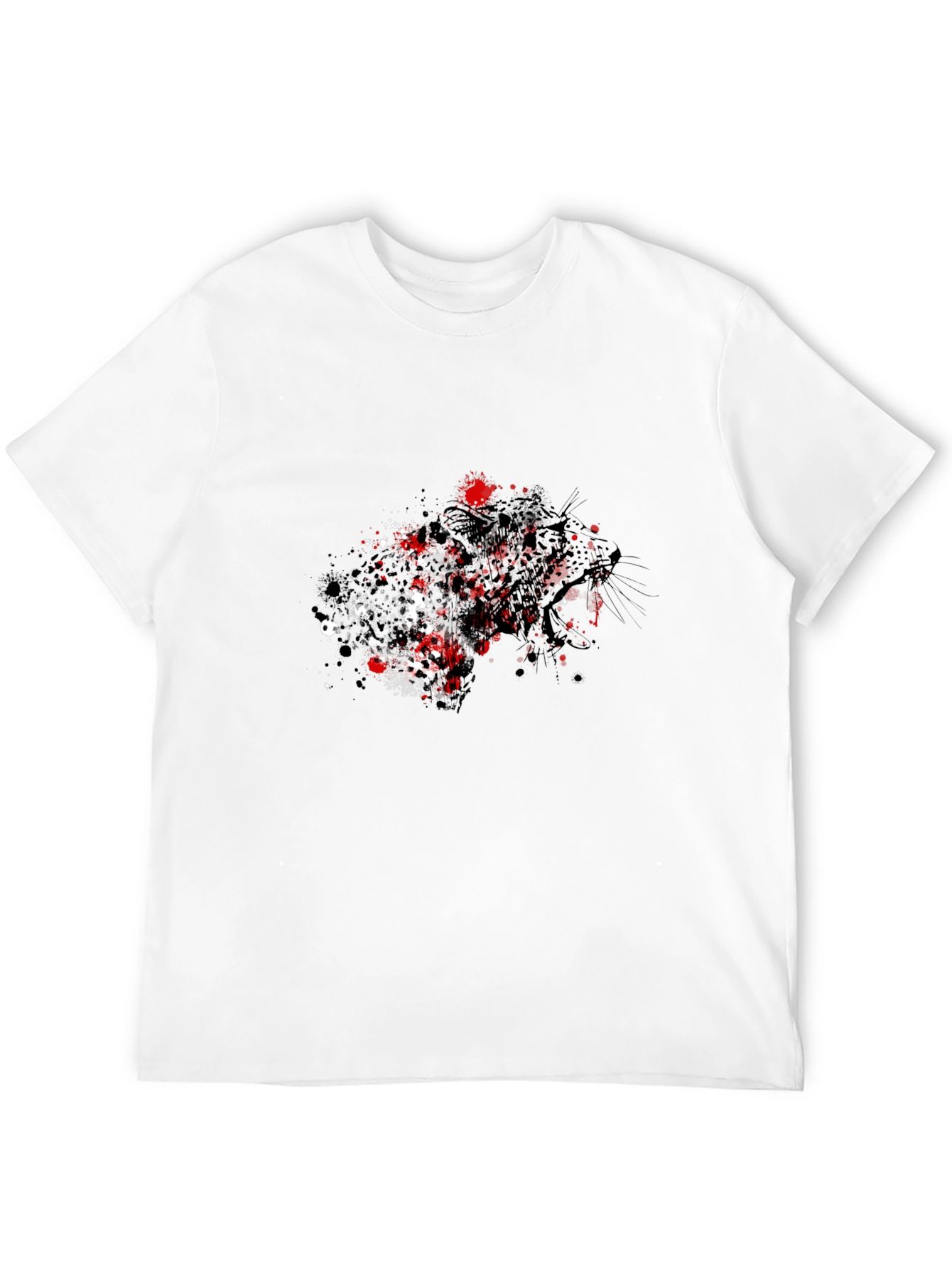 Black Panther Splatter T-Shirt