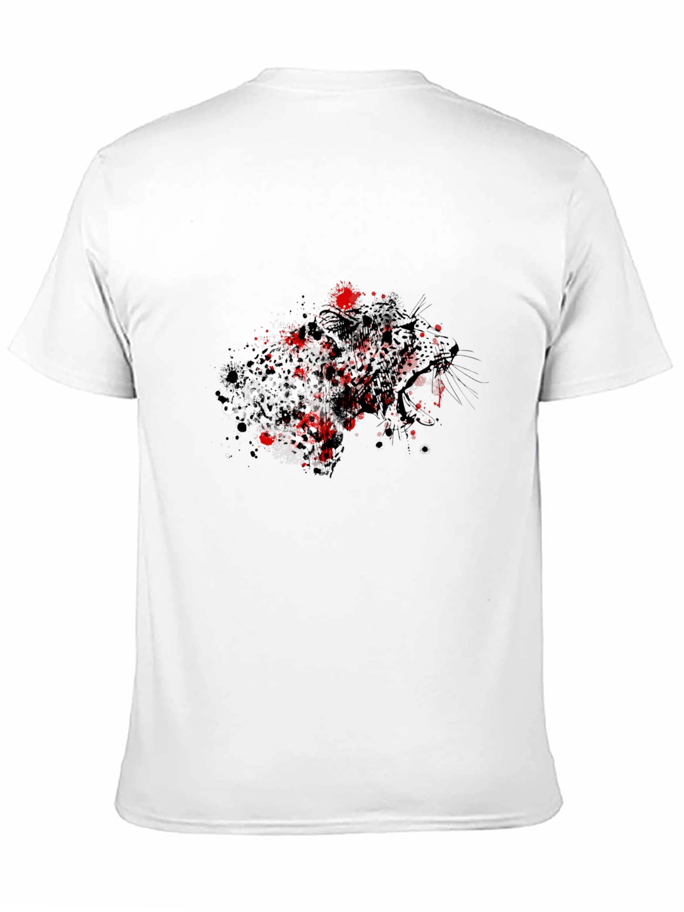 Black Panther Splatter T-Shirt