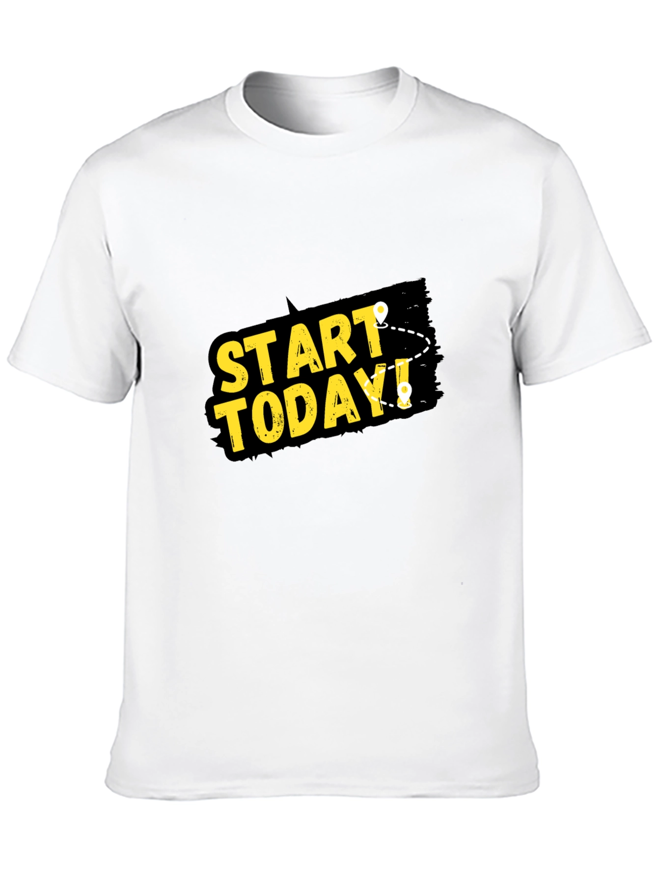 Start Today Graphic Black T-Shirt