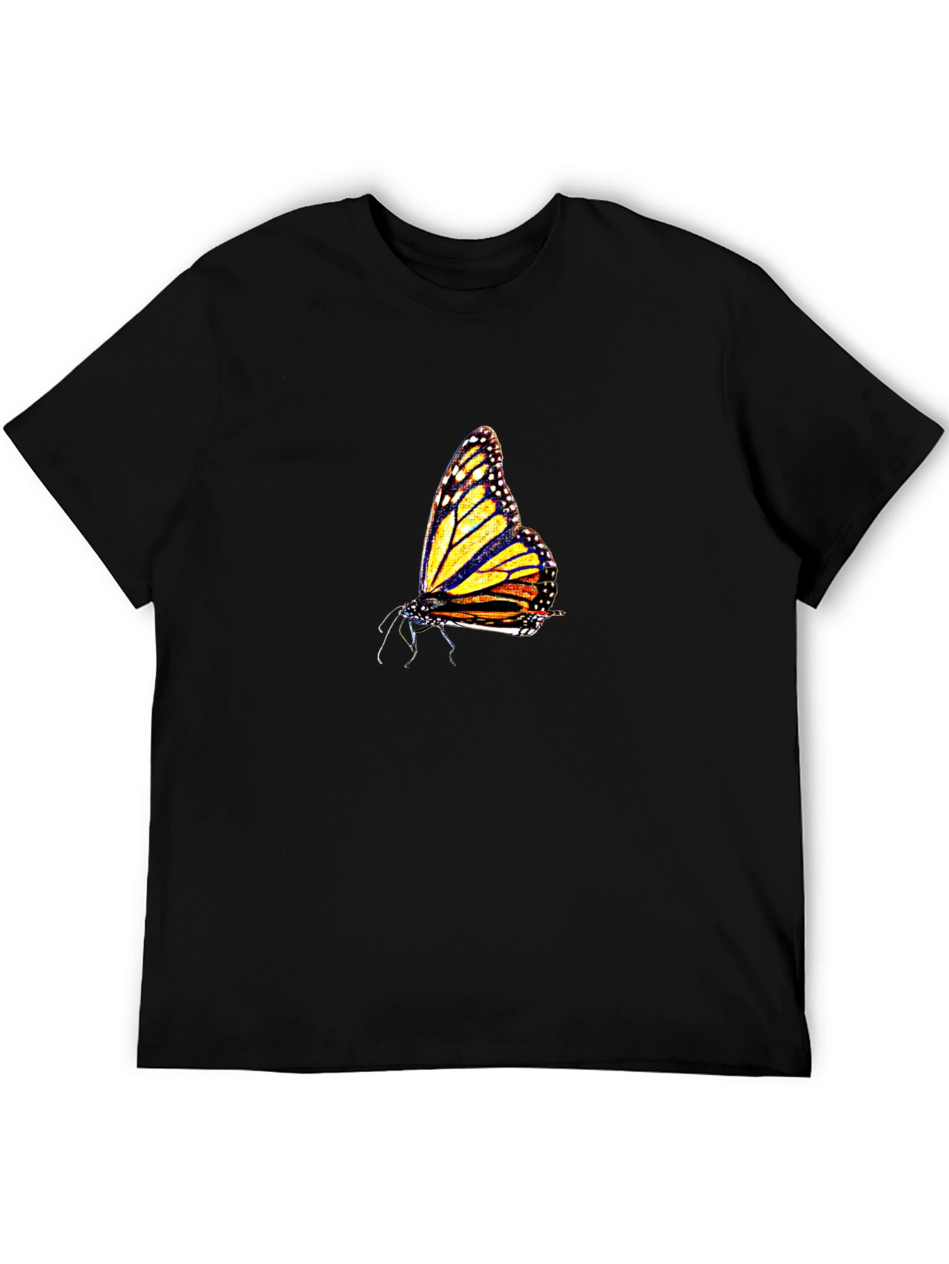 Butterfly Graphic Black T-Shirt