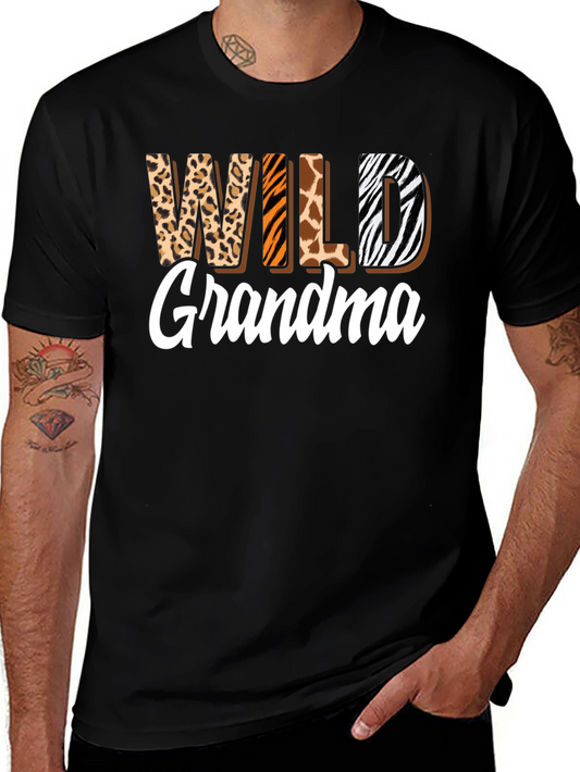 Wild Grandma Animal Print Tee