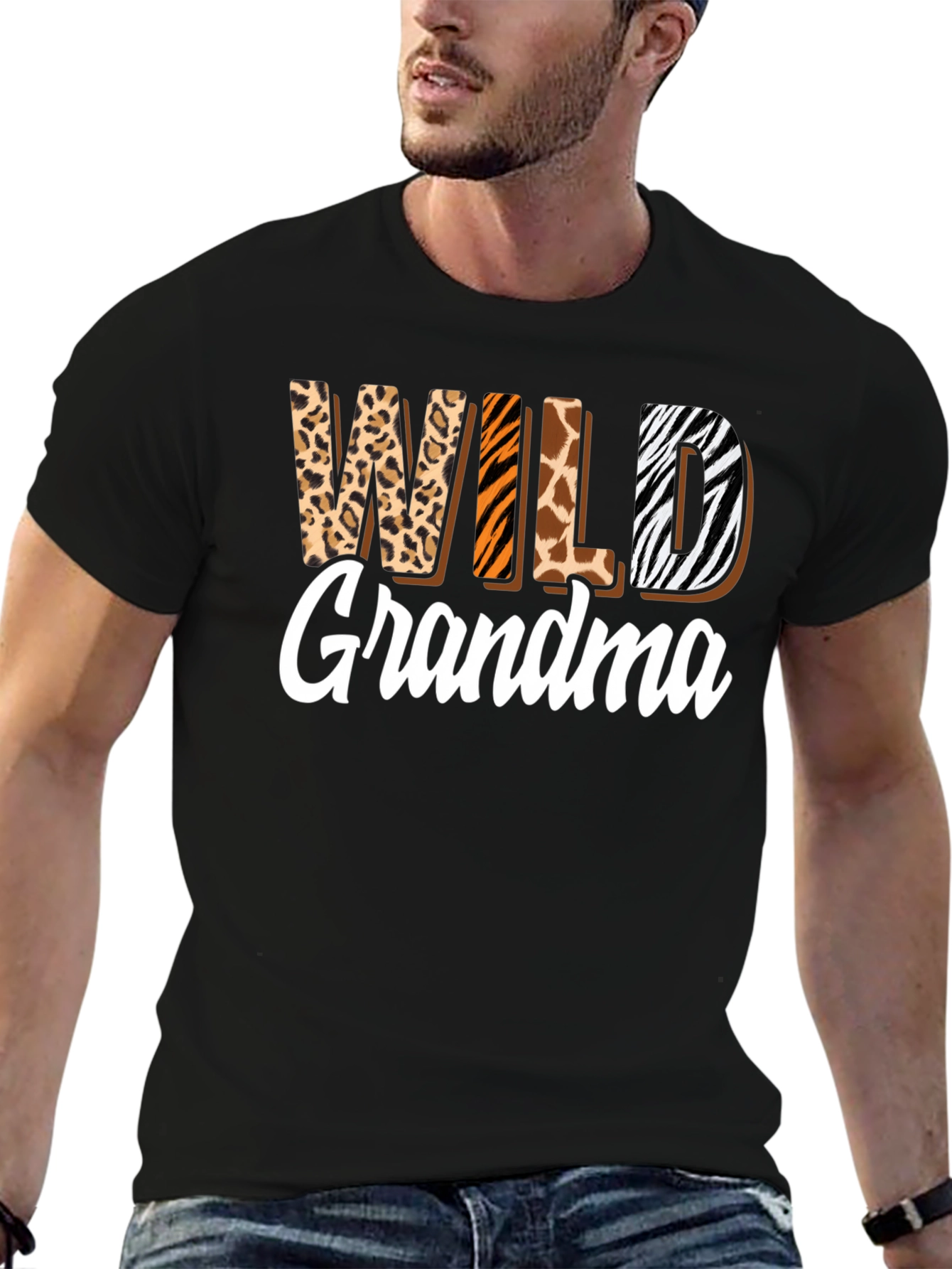 Wild Grandma Animal Print Tee